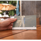 Carte Postale Note Botanique Personnalisée Libellule Bleue Vinta