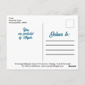 Carte Postale Note de protection et de courage de Saint-Michel A (Dos)