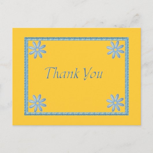 Carte Postale Note de remerciement du mariage (Devant)