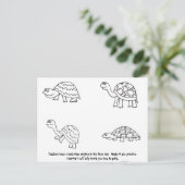 Carte Postale Note de stationnement incorrecte (Debout devant)