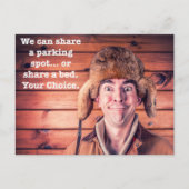 Carte Postale Note de stationnement incorrecte (Devant)