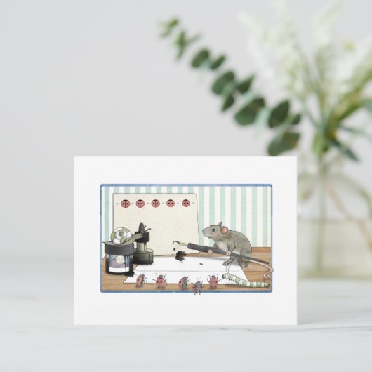 Carte Postale Note d'une souris (Debout devant)