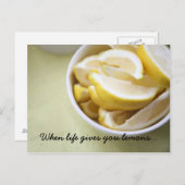 Carte Postale note encourageante (Devant / Derrière)