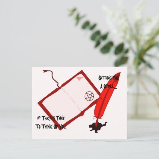 Carte Postale Note Magickal (Debout devant)