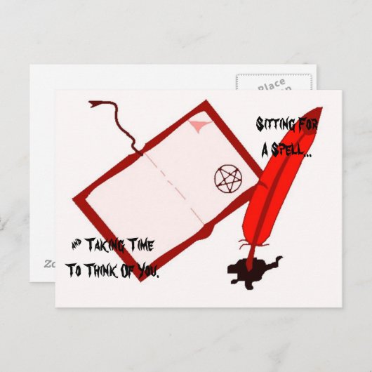 Carte Postale Note Magickal (Devant / Derrière)