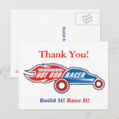 Carte Postale Note Merci (Devant / Derrière)