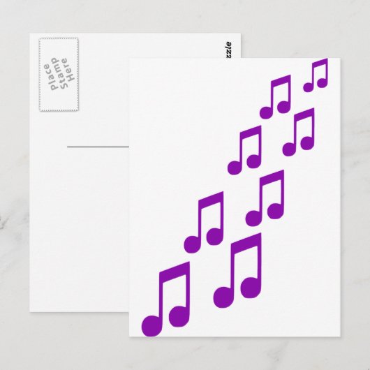 Carte Postale Notes (Devant / Derrière)