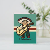 Carte Postale notes basses. (Debout devant)