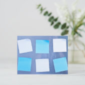 Carte Postale Notes collantes dans la salle de bain (Debout devant)