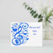 Carte Postale Notes d'amour_ (Debout devant)