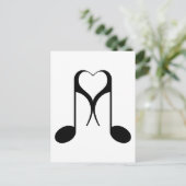 Carte Postale notes d'amour : 8e note : (Debout devant)