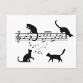 Carte Postale Notes de Cats (Devant)