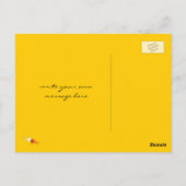 Carte Postale Notes de cerise aigües musicales arbre fantaisie n (Dos)