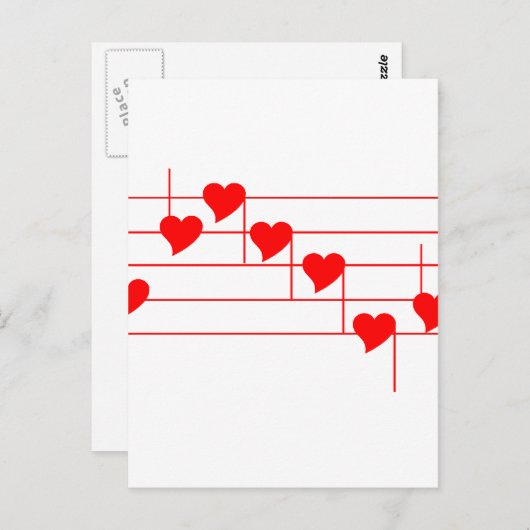 Carte Postale Notes de Love'n (Devant / Derrière)