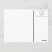 Carte Postale Notes de musique avec la citation dessus (Dos)