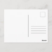 Carte Postale Notes de musique Black White moderne Photo Enregis (Dos)