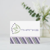 Carte Postale Notes de remerciement modernes (Debout devant)