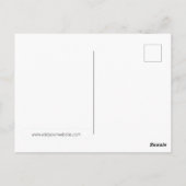 Carte Postale Notes de remerciement personnalisé pour les entrep (Dos)