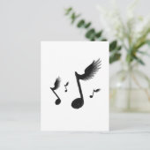 Carte Postale Notes de vol (Debout devant)