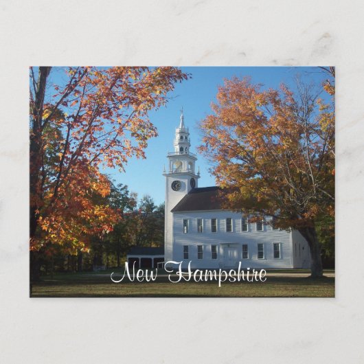 Carte Postale Notes du New Hampshire (Devant)