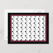 Carte Postale Notes musicales de la Bourgogne et du Noir (Devant / Derrière)