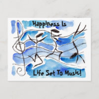 Notes Musicales PC Happiness Is Life Set To Music!