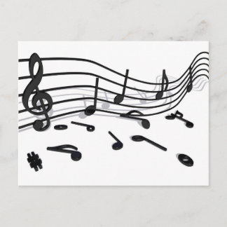 Carte Postale Notes, musique