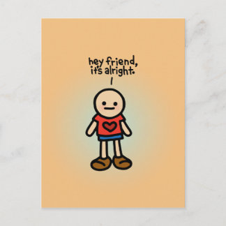 Carte Postale notes pour mes amis.