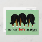 Carte Postale Nothin' Butt Berners (Devant / Derrière)