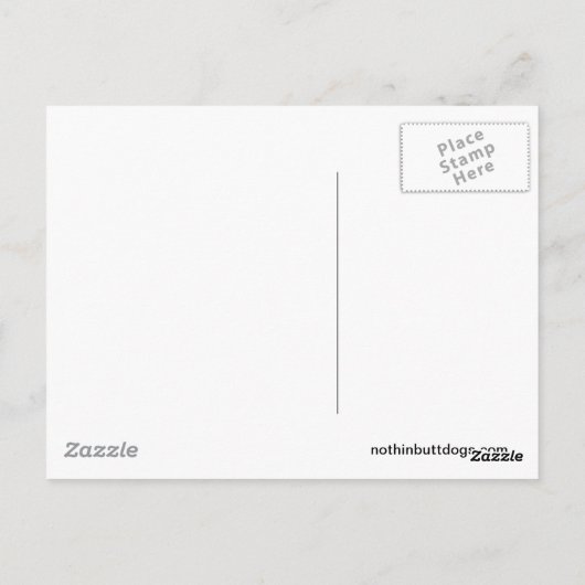 Carte Postale Nothin' Butt Berners (Dos)