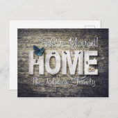 Carte Postale Notification de déplacement Nouvelle adresse Rusti (Devant / Derrière)