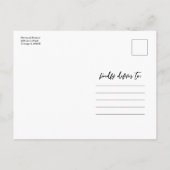 Carte Postale Notre amour n’est pas annulé le report Mariage (Dos)