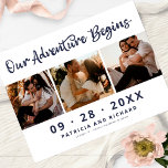 Carte Postale Notre Aventure Commence À Enregistrer La Date 3 Ph<br><div class="desc">Notre Aventure Commence À Enregistrer La Date 3 Photo Carte Postale</div>