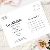 Carte Postale Notre Aventure Commence À Enregistrer La Date 3 Ph