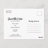 Carte Postale Notre Aventure Commence À Enregistrer La Date Non  (Dos)