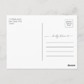 Carte Postale Notre Aventure Commence Le Mariage Forestier Écono (Dos)