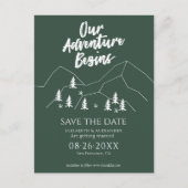 Carte Postale Notre Aventure Commence Le Mariage Forestier Écono (Devant)