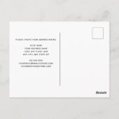 Carte Postale Notre Bureau A Déplacé Le Logo Professionnel Perso (Dos)