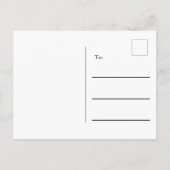 Carte Postale Notre bureau a déplacé le Modèle noir et blanc (Dos)