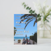 Carte postale "Notre but : la mer" (Debout devant)