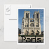 Carte Postale Notre Dame (Devant / Derrière)