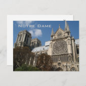 Carte postale Notre Dame (Devant / Derrière)