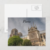 Carte Postale Notre Dame (Devant / Derrière)