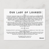 Carte Postale Notre-Dame de Fatima (Dos)