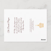 Carte Postale Notre-Dame de Fatima et prière des bergers (Dos)