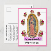 Carte Postale Notre-Dame de Guadalupe (Devant / Derrière)