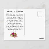 Carte Postale Notre-Dame de Guadalupe (Dos)