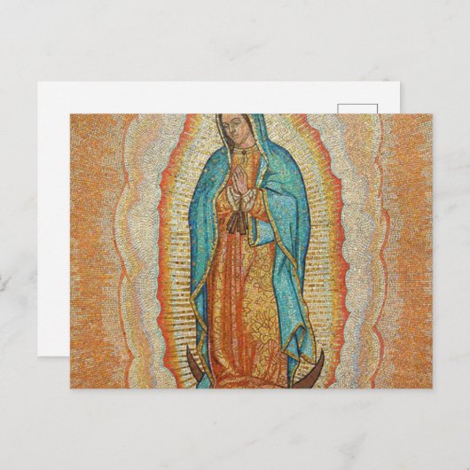 Carte Postale Notre Dame De Guadalupe Version (Devant / Derrière)