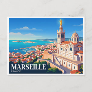 Carte Postale Notre-Dame de la Garde Marseille France