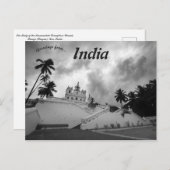 Carte Postale Notre Dame de l'Immaculée Conception Goa India (Devant / Derrière)